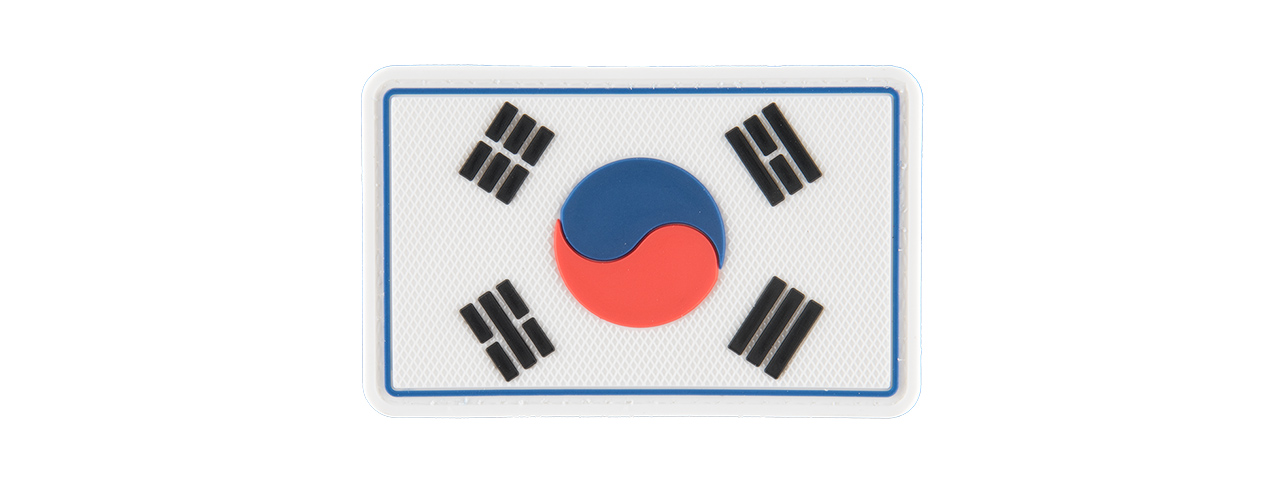 G-FORCE KOREAN FLAG PVC PATCH - Click Image to Close