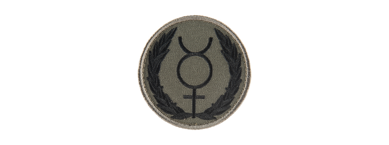 G-FORCE MERCURY SYMBOL EMBROIDERED MORALE PATCH - Click Image to Close