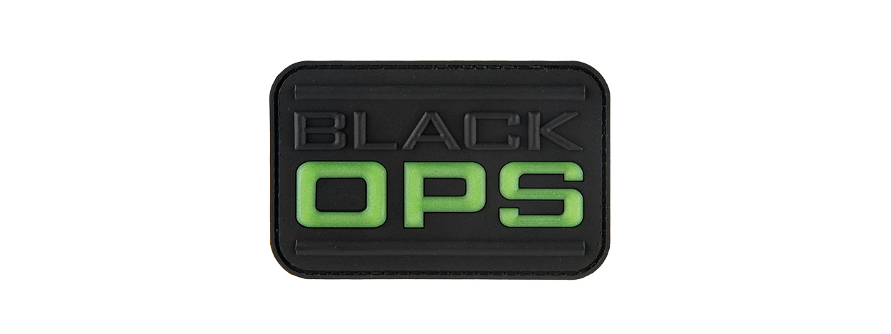 G-FORCE BLACK OPS-GLOW PVC MORALE PATCH - Click Image to Close