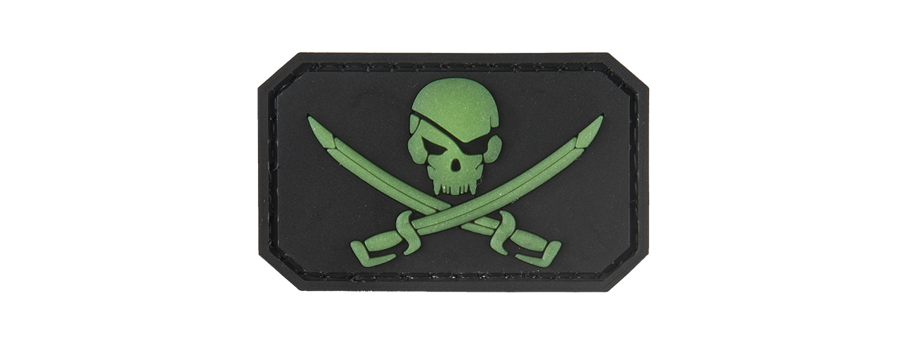 G-FORCE GLOW IN THE DARK PIRATE MORALE PATCH - Click Image to Close