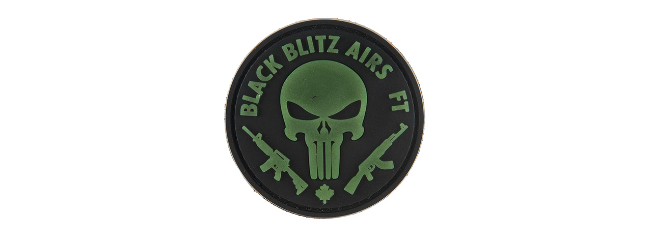 G-FORCE BLACK BLITZ AIRS FT PVC MORALE PATCH - Click Image to Close