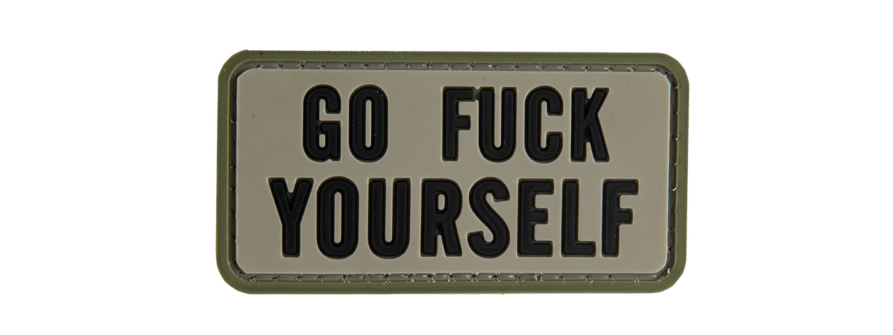 G-FORCE GO F*** YOURSELF PVC MORALE PATCH - Click Image to Close