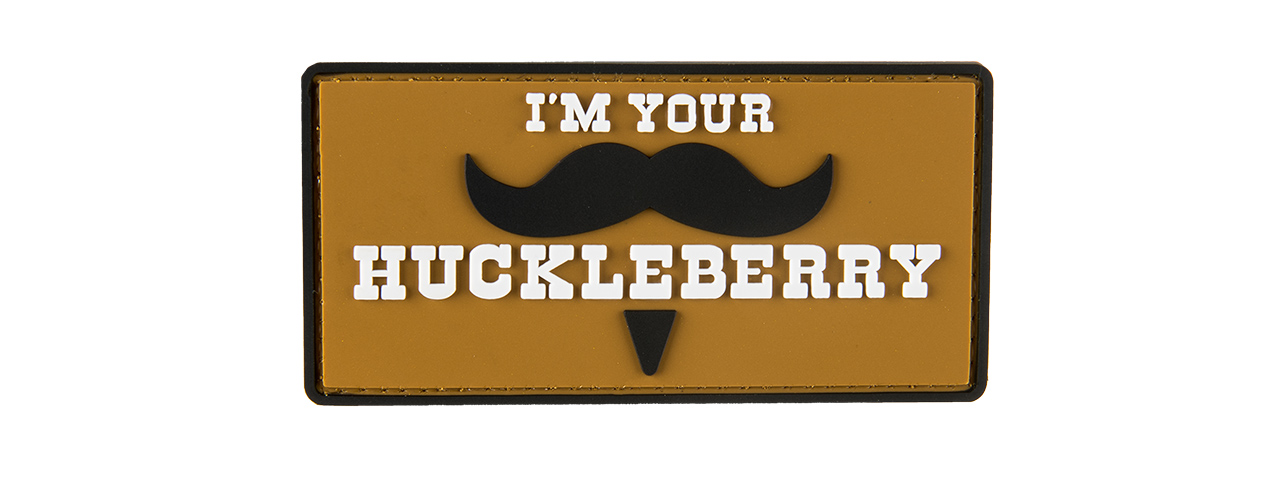 G-FORCE IM YOUR HUCKLE BARRY PVC MORALE PATCH (YELLOW) - Click Image to Close