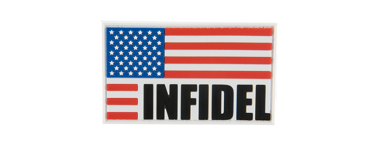 G-FORCE AMERICAN INFIDEL PVC PATCH - Click Image to Close