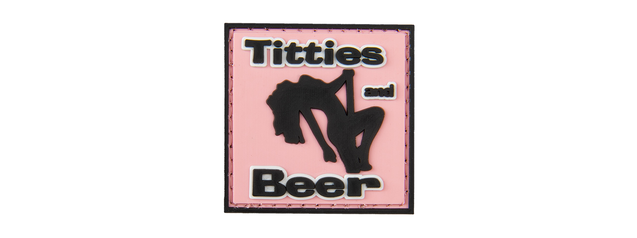G-FORCE TITTIES AND BEER PVC MORALE PATCH - Click Image to Close