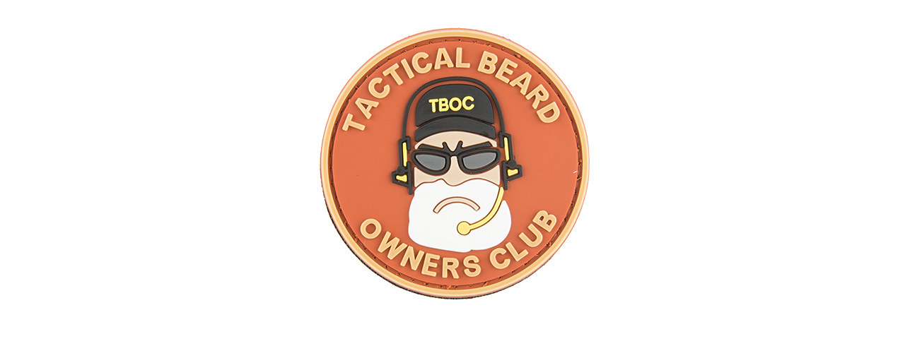 G-FORCE TACTICAL BEARD OWNERS CLUB PVC PATCH - Click Image to Close