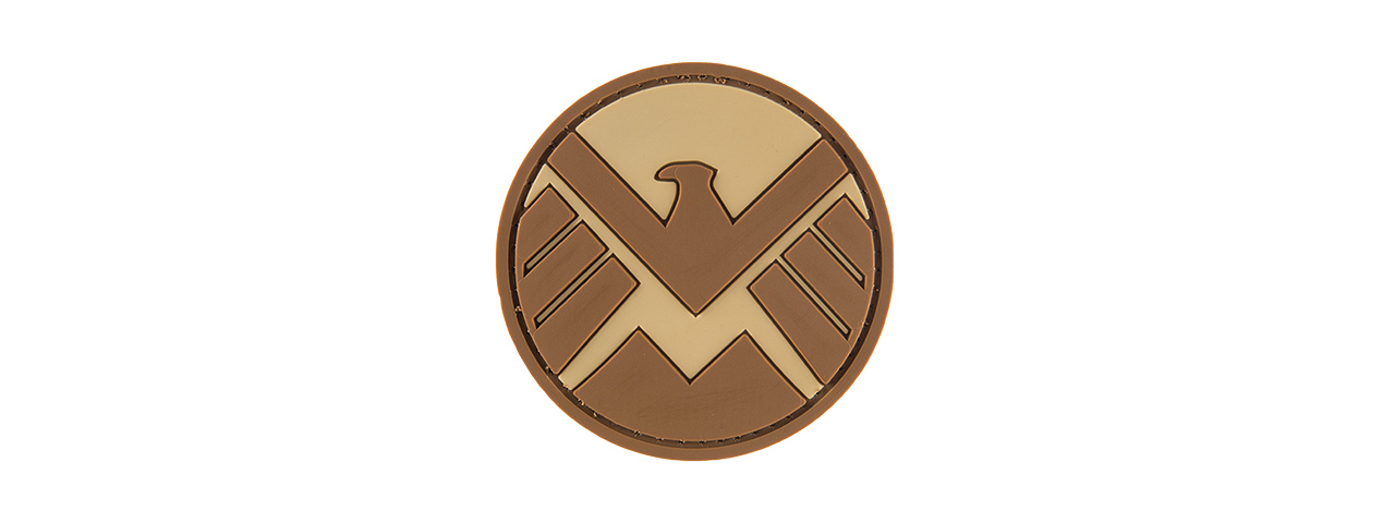 G-FORCE S.H.I.E.L.D. PVC MORALE PATCH (TAN) - Click Image to Close