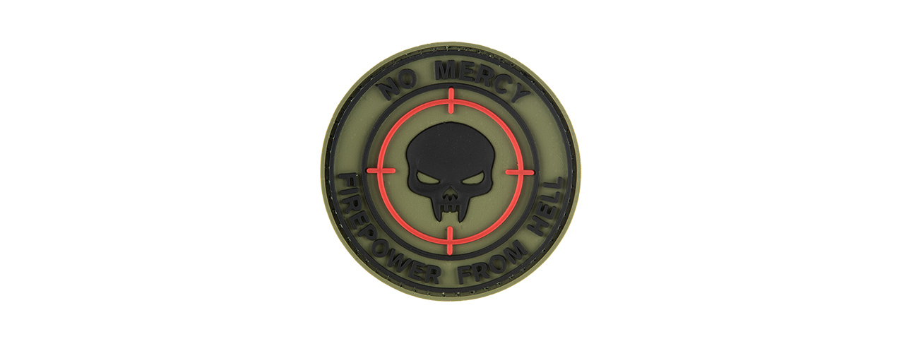 G-FORCE NO MERCY FIREPOWER FROM HELL PVC PATCH - Click Image to Close