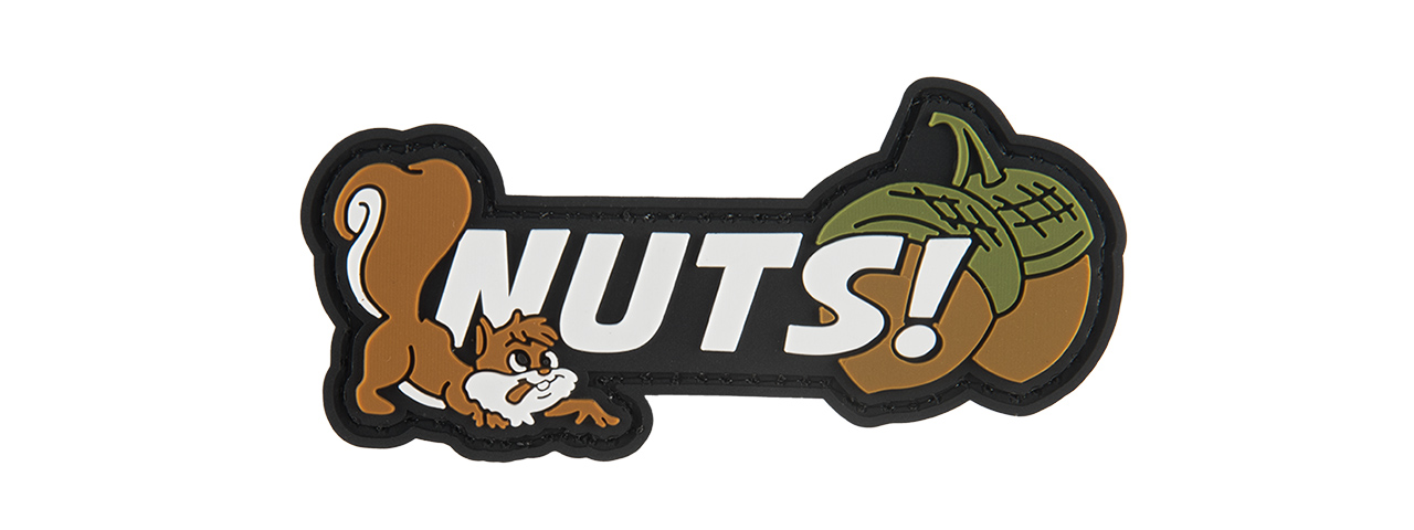 G-FORCE SQUIRREL NUTS PVC MORALE PATCH - Click Image to Close