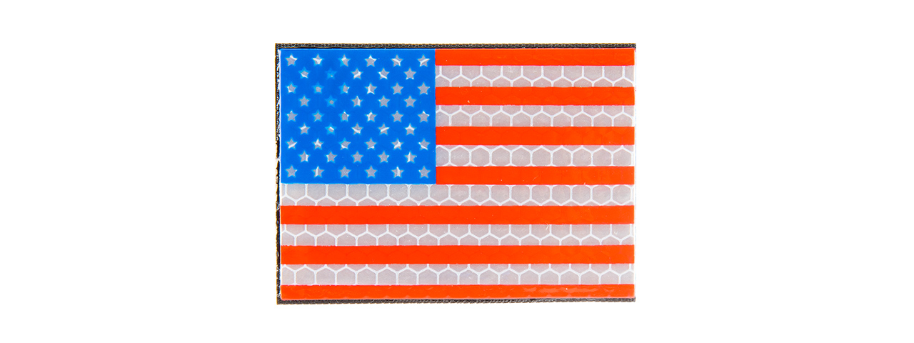 G-FORCE US FLAG REFLECTIVE MORALE PATCH - Click Image to Close