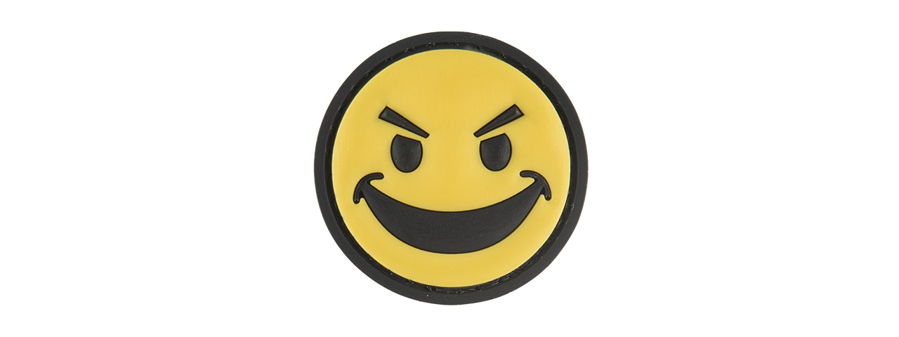 G-FORCE EVIL SMILING FACE MORALE PATCH - Click Image to Close
