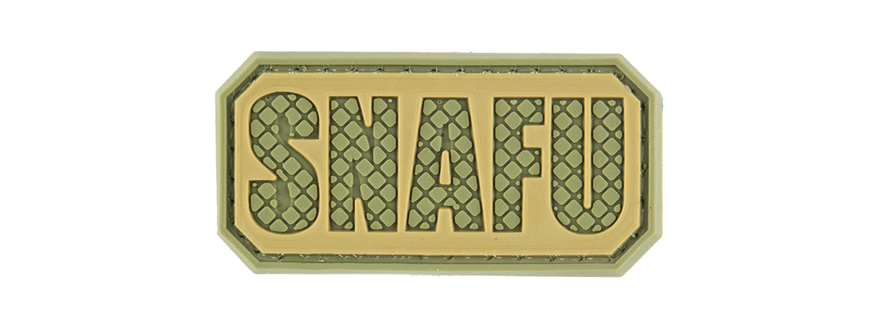 G-FORCE S.N.A.F.U. PVC MORALE PATCH - Click Image to Close