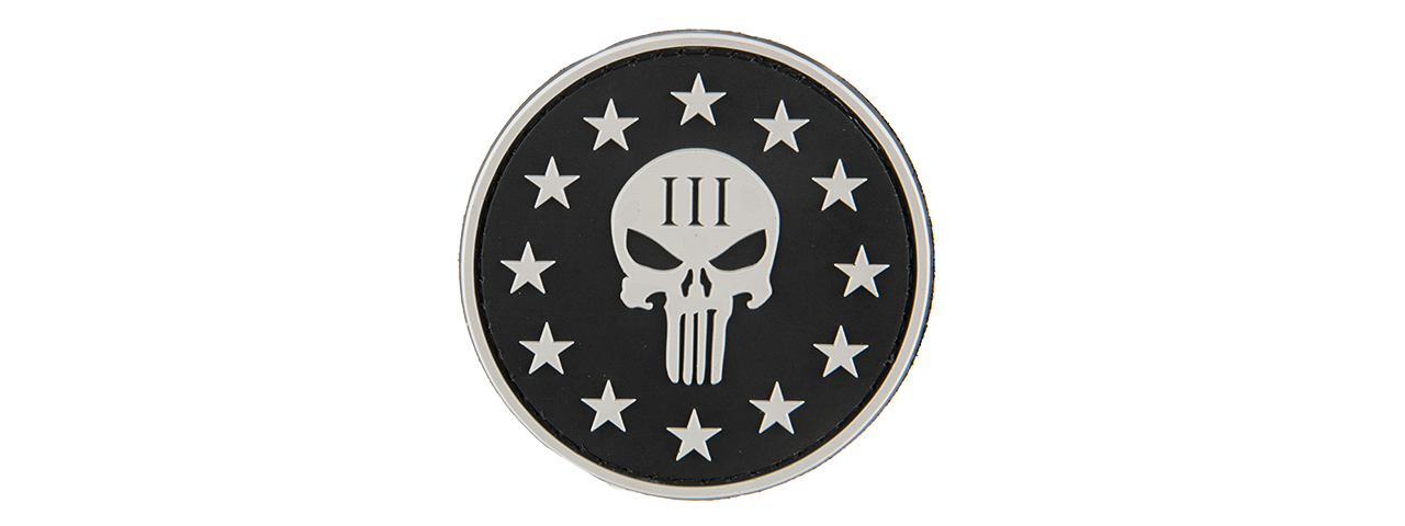 G-FORCE PUNISHER 3 PERCENTER PATCH (BLACK) - Click Image to Close