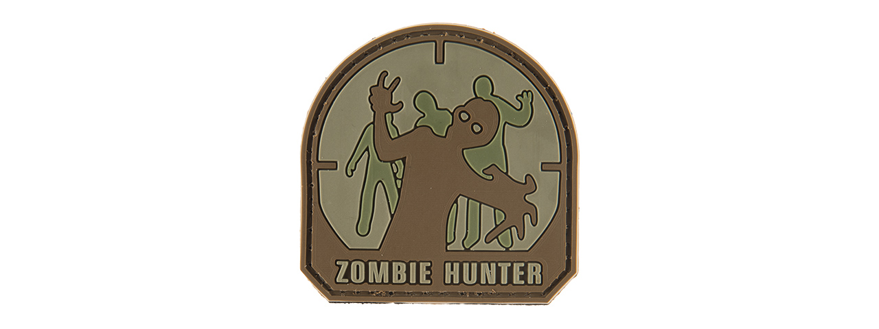 G-FORCE ZOMBIE HUNTER PVC MORALE - SMALL (BROWN) - Click Image to Close