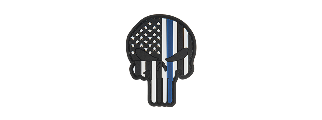 G-FORCE PUNISHER US FLAG THIN BLUE LINE - Click Image to Close