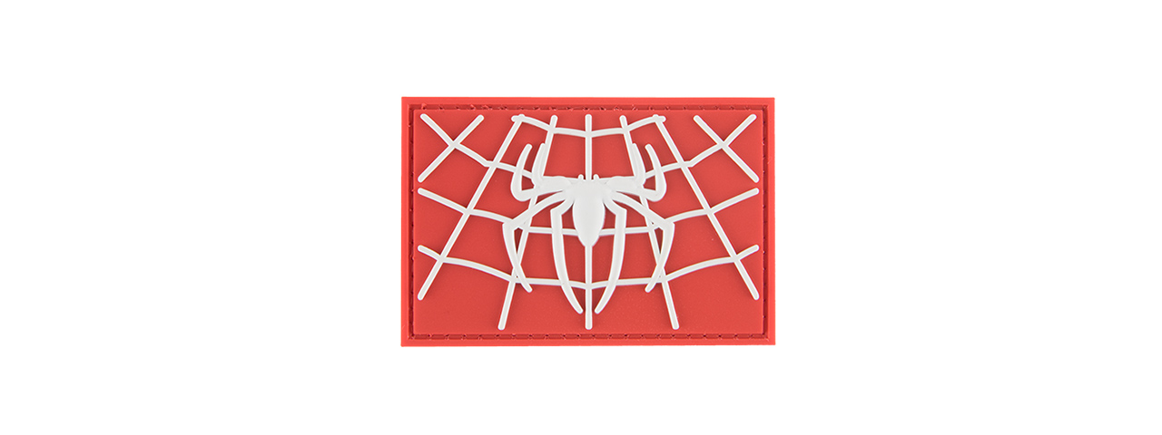 G-FORCE WEB MAN MORALE PATCH (WHITE / RED) - Click Image to Close