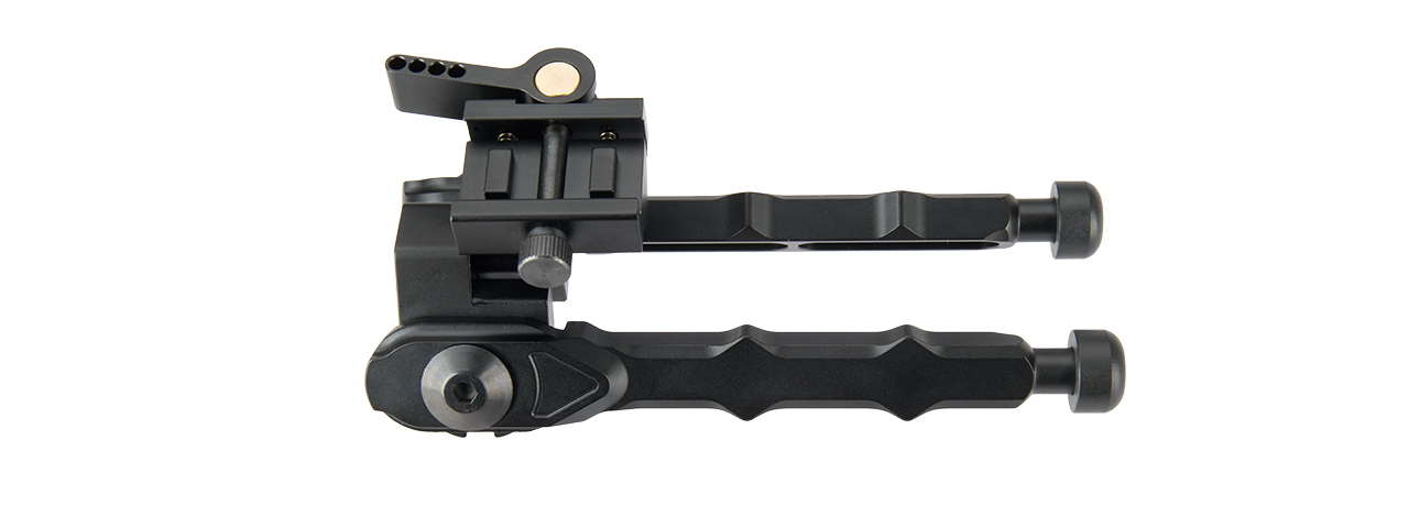 RANGER ARMORY RIGID FULL METAL BIPOD FOR PICATINNY RAILS (BLACK) - Click Image to Close