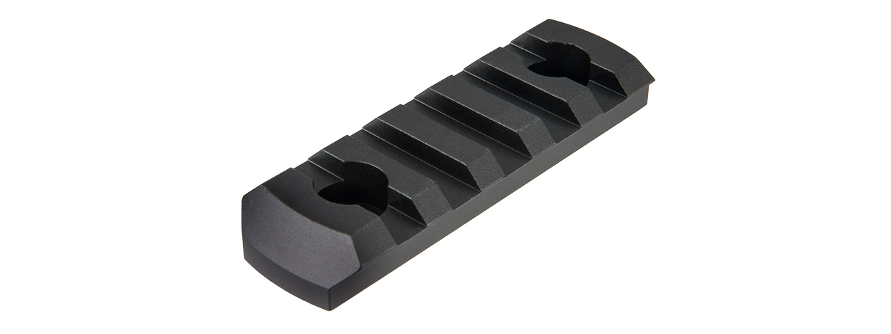 RANGER ARMORY 5-SLOT ALUMINUM PICATINNY RAIL SECTION FOR M-LOK (BLACK) - Click Image to Close