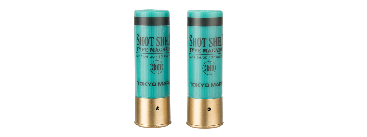 TOKYO MARUI 30RD SHOT SHELL MAGAZINE FOR TM SHOTGUNS (GREEN) - Click Image to Close