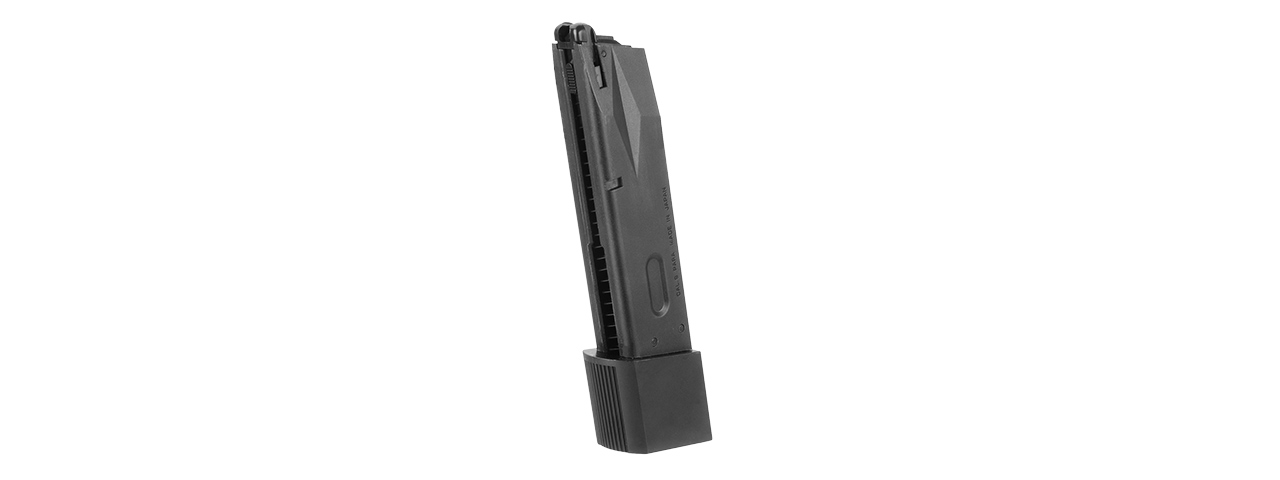 TOKYO MARUI 32RD EXTENDED MAGAZINE FOR TM M92F GBB AIRSOFT PISTOL (BLACK) - Click Image to Close