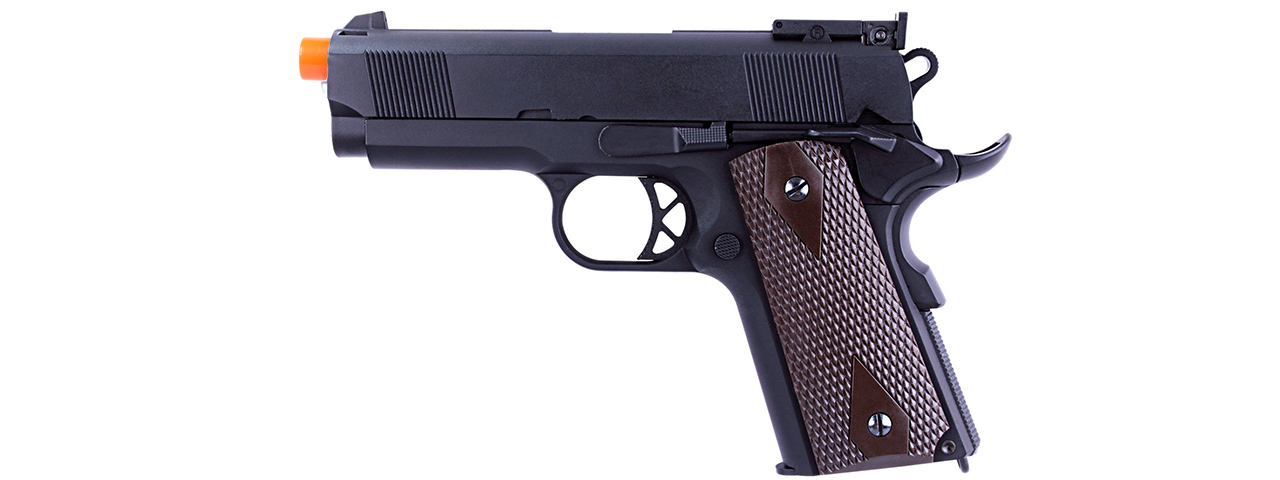 WE Tech Original 1911 B Ver. Gas Blowback Pistol (BLACK) - Click Image to Close