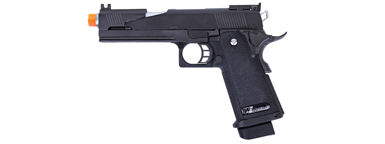 WE Tech Hi Capa 5.1 "Dragon" M1911 Gas Blowback Airsoft Pistol (BLACK) - Click Image to Close