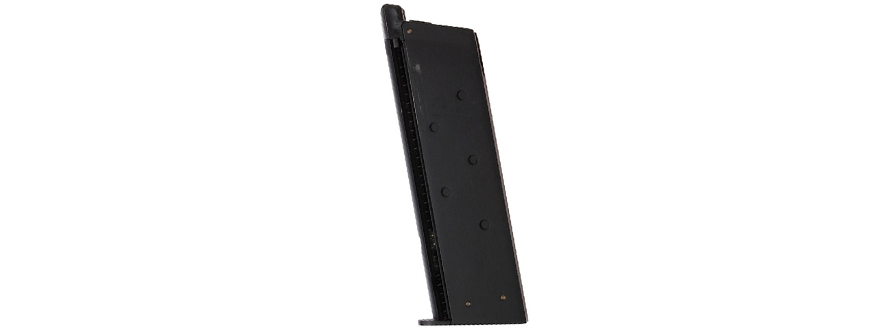 WE-Tech M1911 MEU Gas Blowback Single Stack 15 Round Magazine (Color: Black) - Click Image to Close