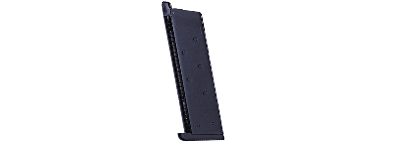 WE Tech 15 Round M1911 Green Gas Airsoft Pistol Magazine (Black) - Click Image to Close