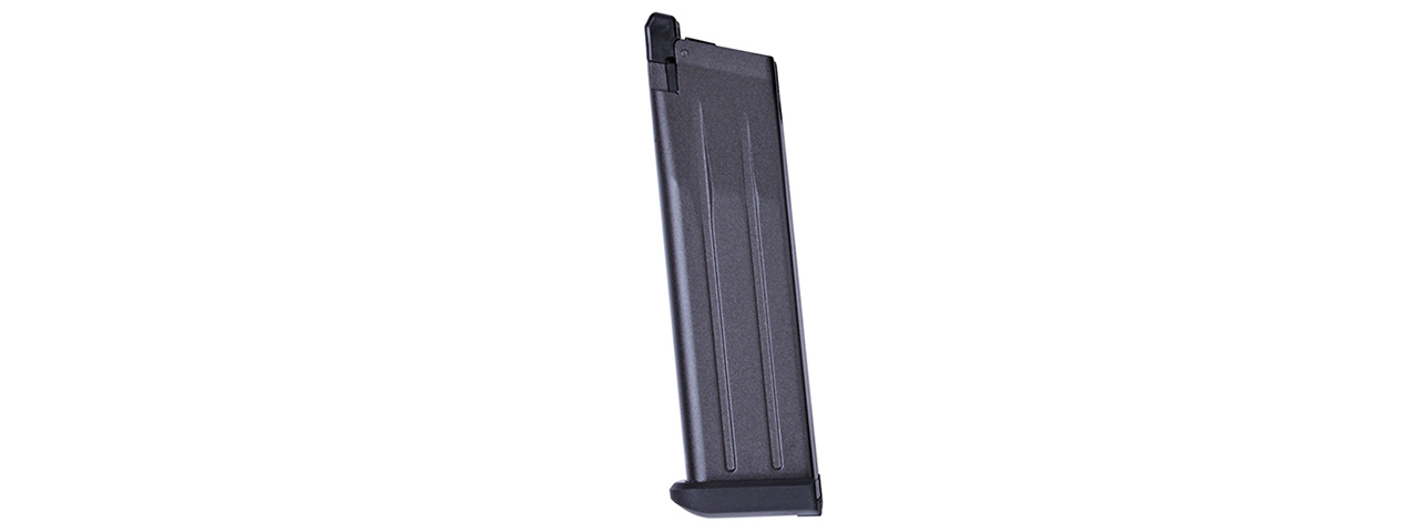 WE Tech 28rd 4.3 Hi-Capa Gas Blowback GBB Airsoft Pistol Magazine (BLACK) - Click Image to Close