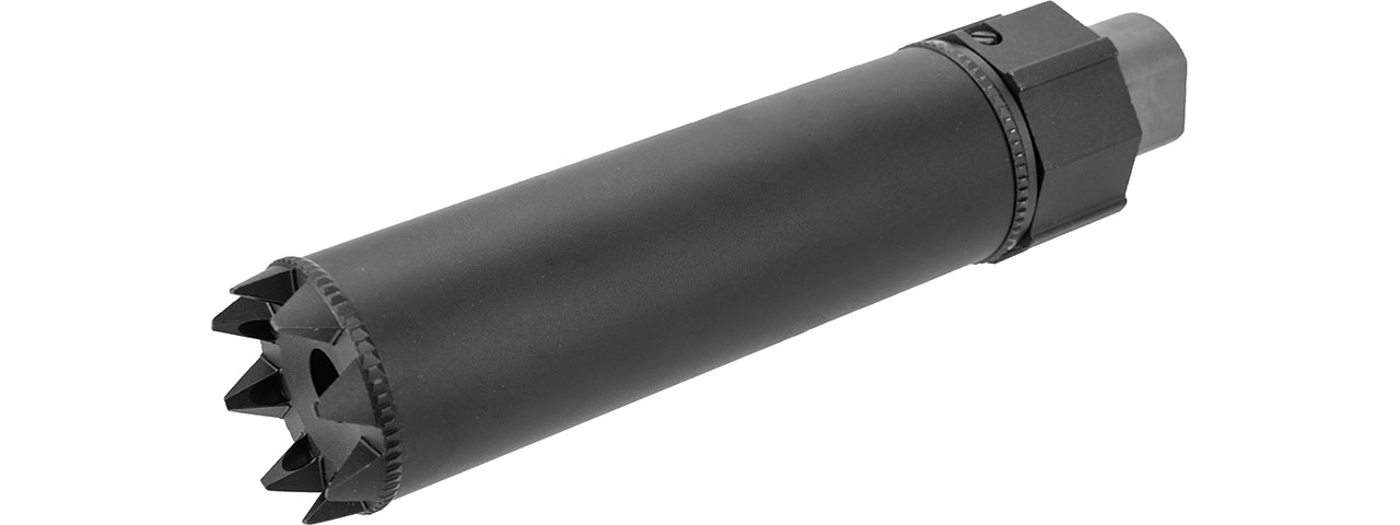 5KU SOCOM556RC Monster QD 6" Mock Suppressor / Barrel Extension [Smooth] (BLACK) - Click Image to Close