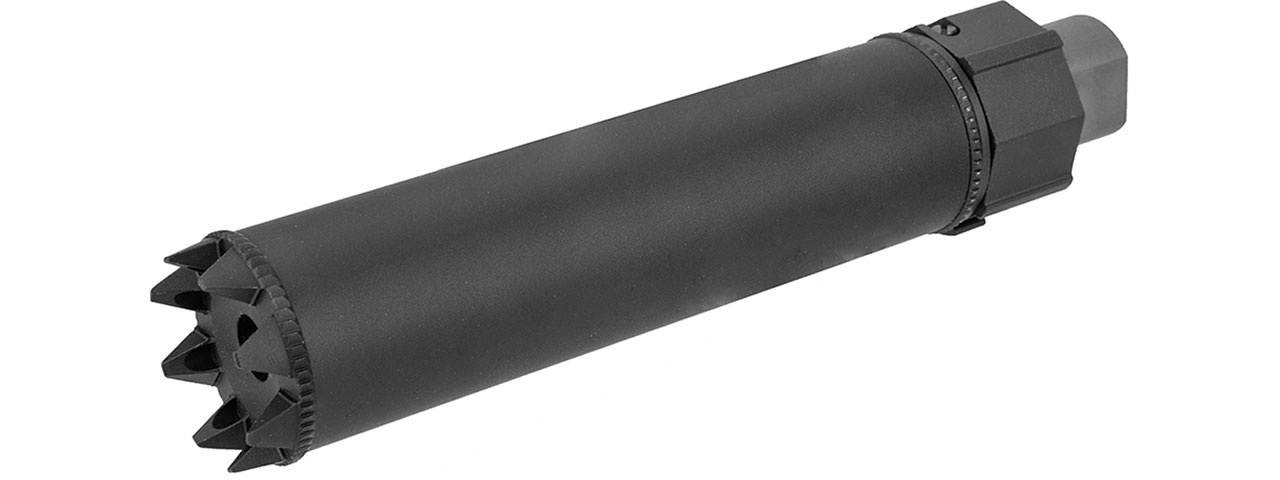 5KU SOCOM556MG Monster QD 7.5" Mock Suppressor / Barrel Extension [Smooth] (BLACK) - Click Image to Close