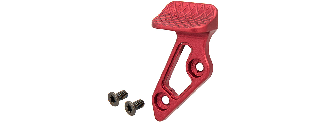 5KU Skidproof Thump Rest for Hi-Capa Pistols [Left Handed] (RED) - Click Image to Close