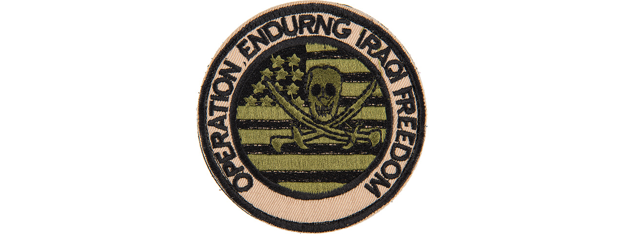 AC-141D OPERATION ENDURING IRAQI FREEDOM MORALE PATCH (TAN / OD) - Click Image to Close