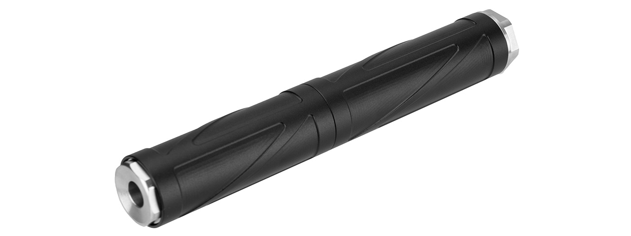 G-Force Aluminum Reconfigurable Airsoft Mock Suppressor (BLACK) - Click Image to Close