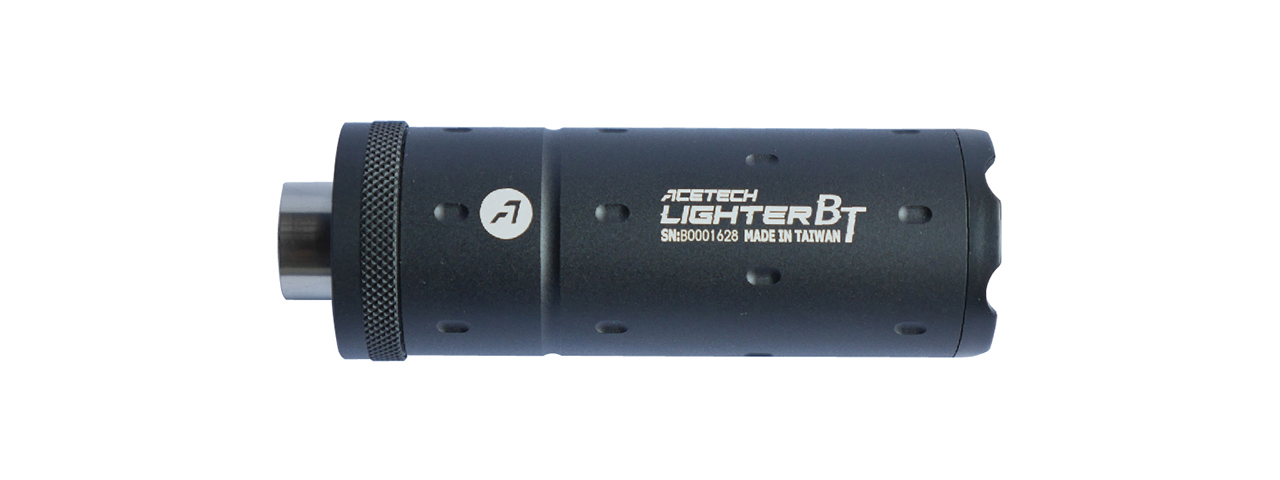 AceTech Lighter BT Airsoft Tracer Unit [14mm/11mm ] (BLACK) - Click Image to Close