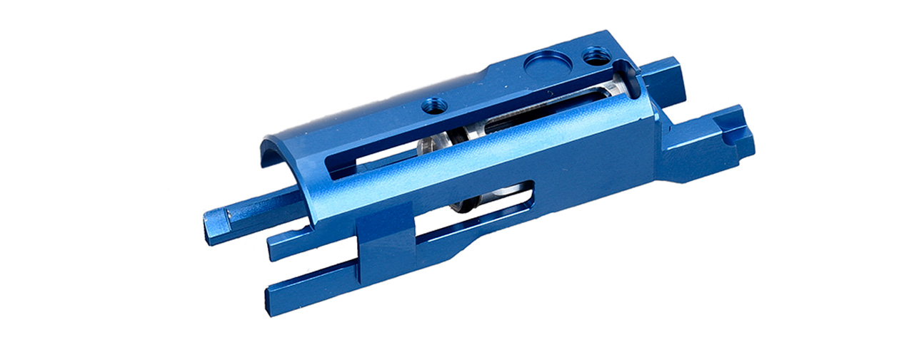 Airsoft Masterpiece EDGE Aluminum Blowback Housing for Hi-Capa/1911 (BLUE) - Click Image to Close