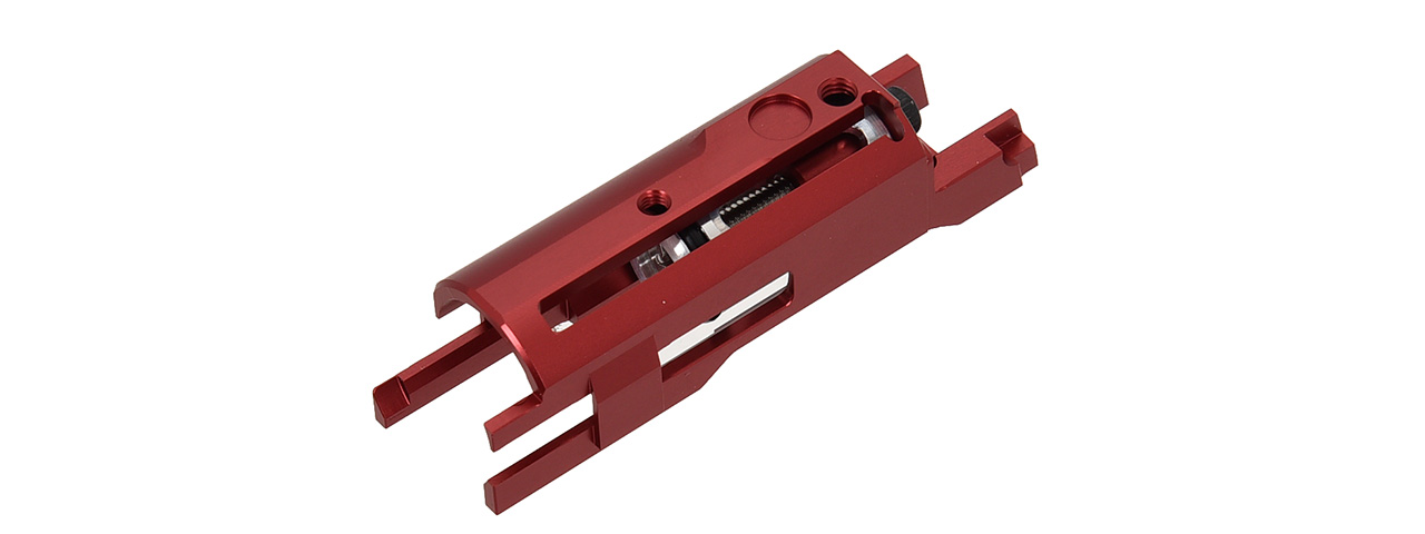 Airsoft Masterpiece "EDGE" Aluminum Blowback Housing for Hi-Capa GBB Pistols (RED) - Click Image to Close