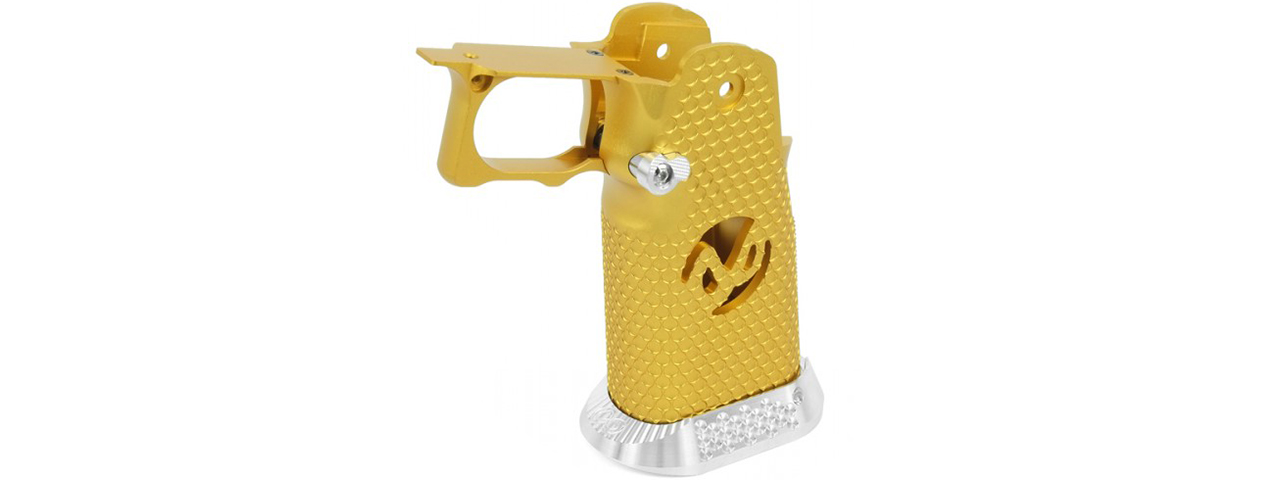 Airsoft Masterpiece Type 2 Pistol Grip for Hi-Capa Airsoft Pistols (GOLD) - Click Image to Close