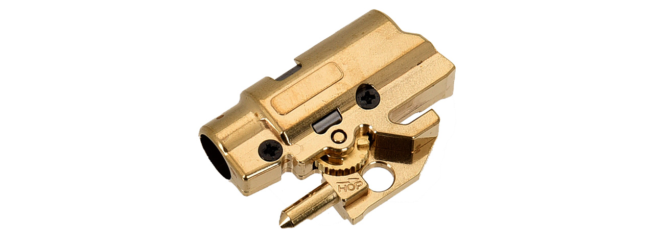 Airsoft Masterpiece Hop-Up Base for 1911 GBB Pistols (BRASS) - Click Image to Close