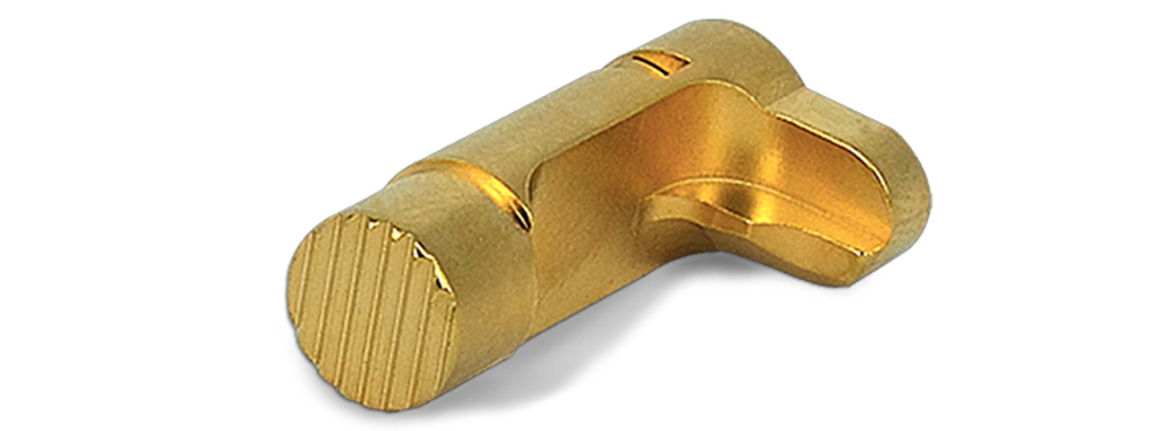 Airsoft Masterpiece 1911 Steel Magazine Release Catch (GOLD) - Click Image to Close