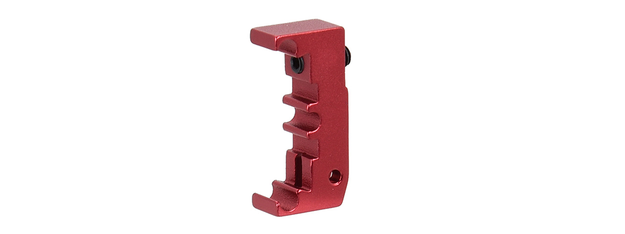 Airsoft Masterpiece Aluminum Puzzle Trigger Base (RED) - Click Image to Close