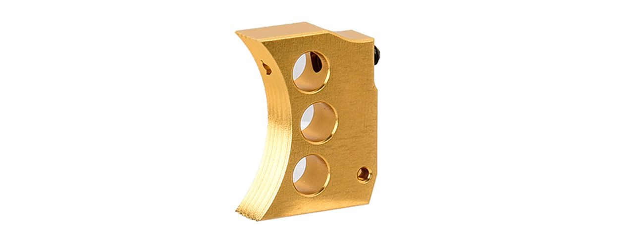 Airsoft Masterpiece Aluminum Trigger Type 4 for Hi-Capa Pistols (GOLD) - Click Image to Close