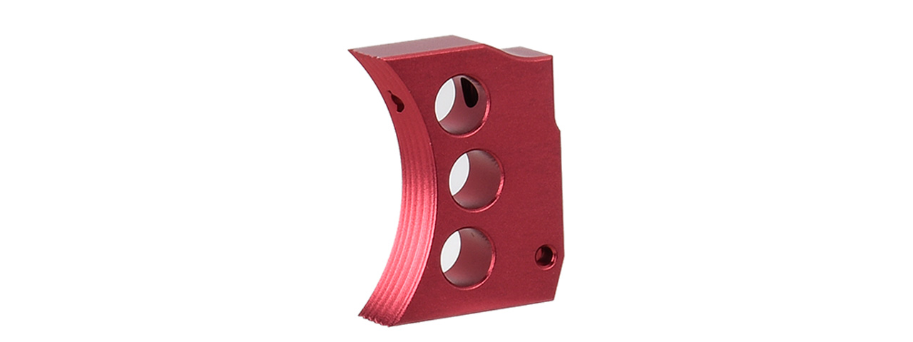 Airsoft Masterpiece Aluminum Trigger Type 4 for Hi-Capa Pistols (RED) - Click Image to Close