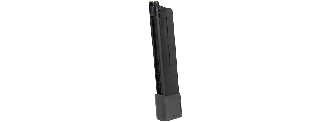 Army Armament 30rd 1911 Extended Airsoft Gas Blowback Magazine w/ Extended Base - Click Image to Close