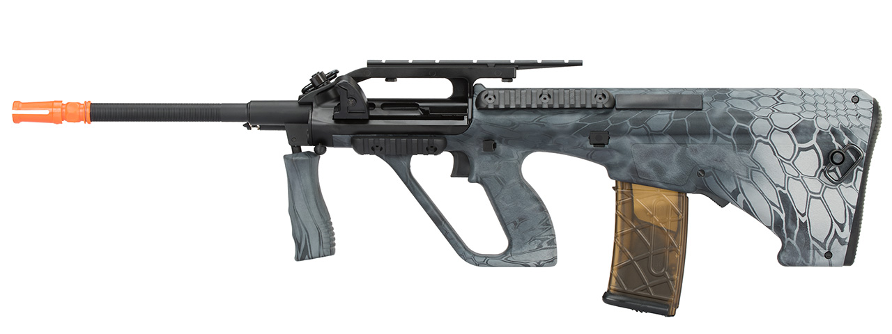 Army Armament Polymer AUG Civilian AEG Airsoft Rifle w/ Top Rail (TYP) - Click Image to Close