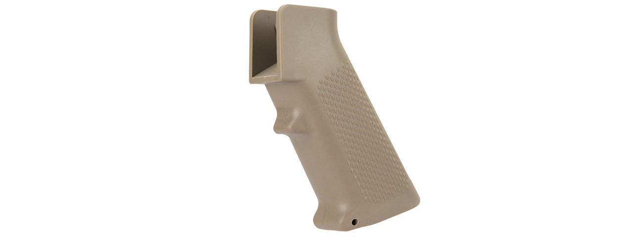 Polymer M4 Pistol Grip for AEG Airsoft Rifles (TAN) - Click Image to Close
