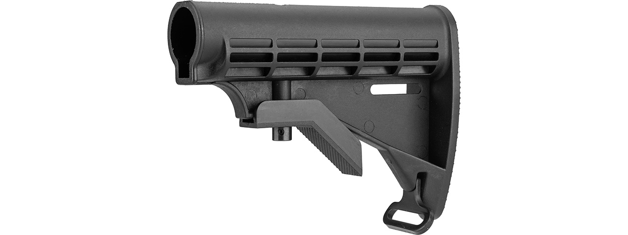Double Bell M4 Retractable LE Stock (BLACK) - Click Image to Close