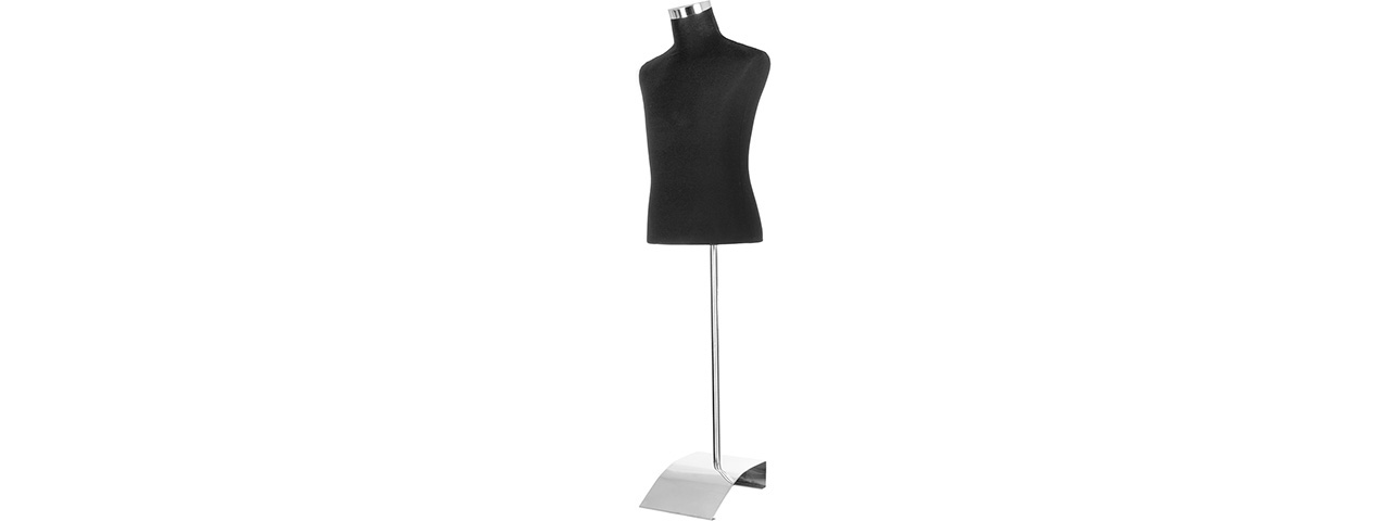 Lancer Tactical Mannequin w/ Stand (BLACK) - Click Image to Close