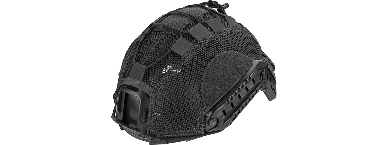 Lancer Tactical BUMP Helmet Cover [Large] (BLACK) - Click Image to Close