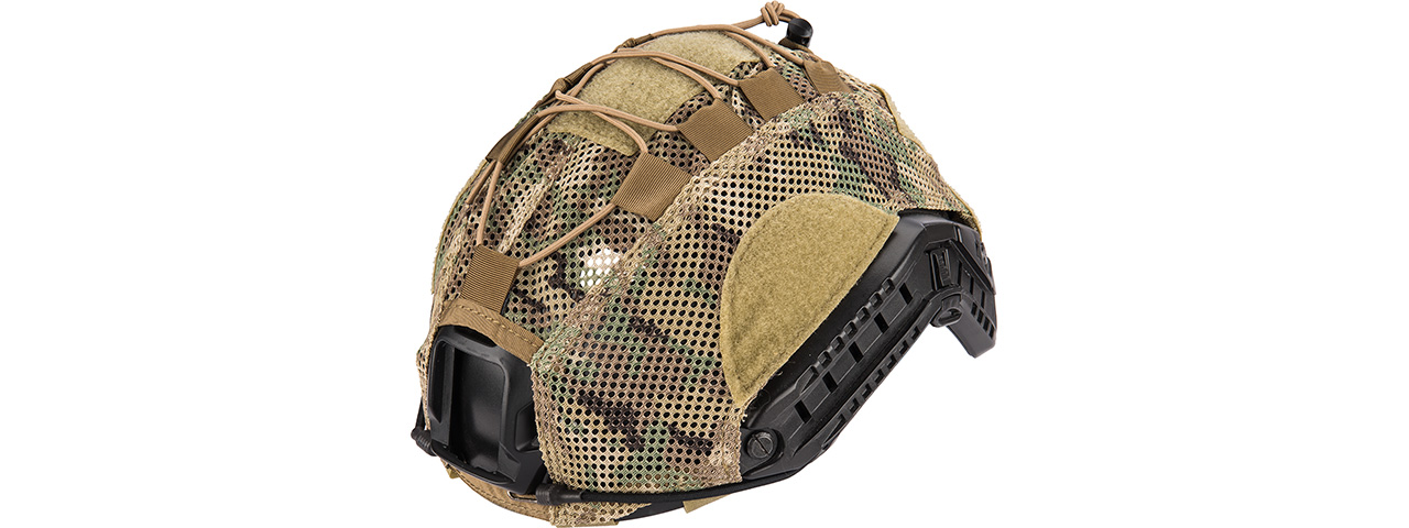 Lancer Tactical BUMP Helmet Cover [Large] (CAMO) - Click Image to Close